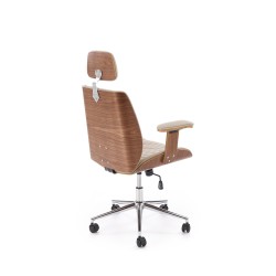 'TIMBER Walnut/Beige Office Armchair' 'TIMBER Walnut/Beige Office Armchair'
