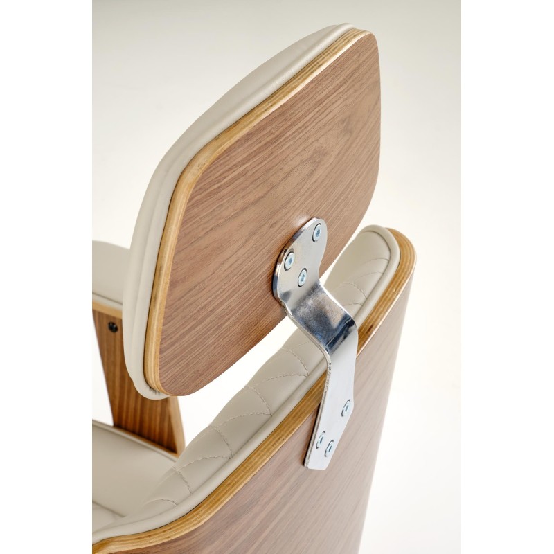 'TIMBER Walnut/Beige Office Armchair' 'TIMBER Walnut/Beige Office Armchair'