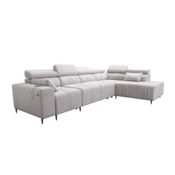 Exclusive Verona XI Corner Sofa with Sleeping Function in Velvet Fabric, Vena 13 | Your Ideal Furniture Exclusive Verona XI Corner Sofa with Sleeping Function in Velvet Fabric, Vena 13 | Your Ideal Furniture