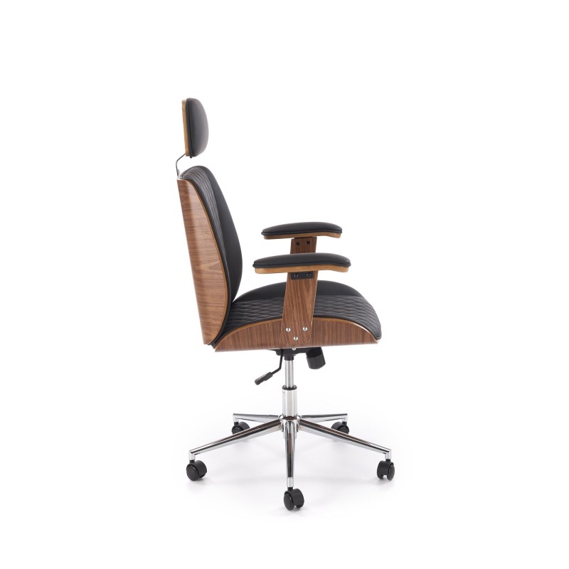 'TIMBER Walnut/Black Office Chair' 'TIMBER Walnut/Black Office Chair'