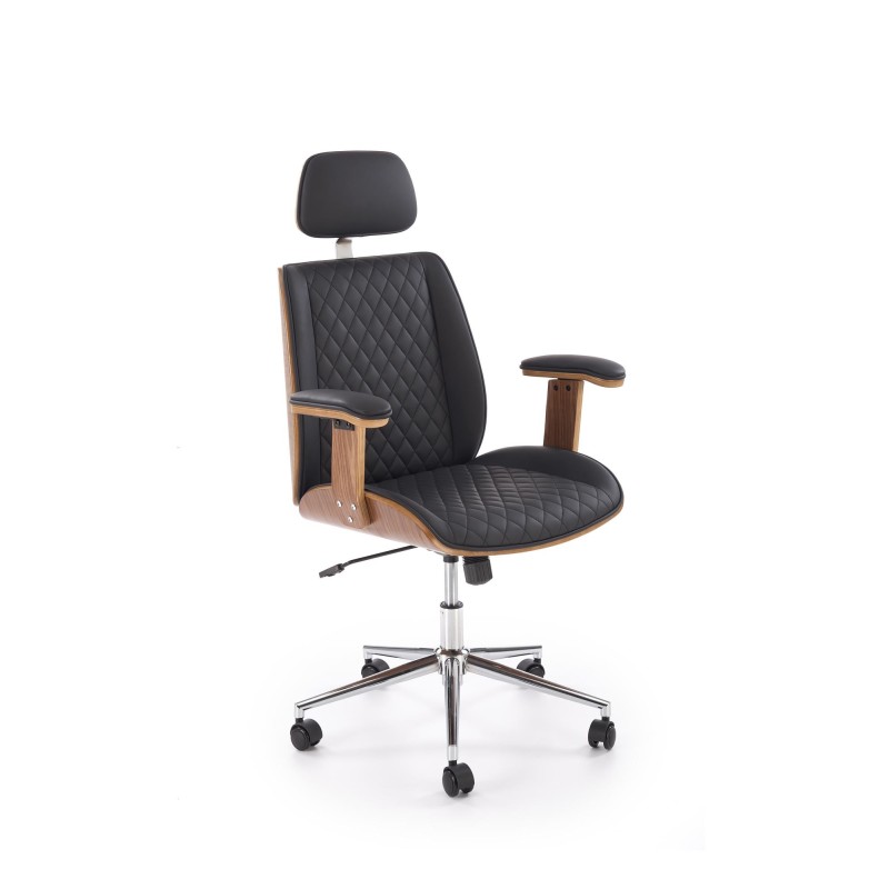 'TIMBER Walnut/Black Office Chair' 'TIMBER Walnut/Black Office Chair'