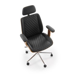 'TIMBER Walnut/Black Office Chair' 'TIMBER Walnut/Black Office Chair'