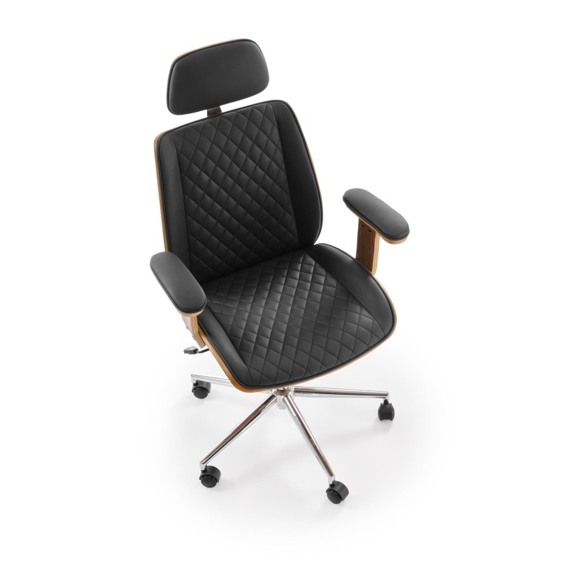 'TIMBER Walnut/Black Office Chair' 'TIMBER Walnut/Black Office Chair'
