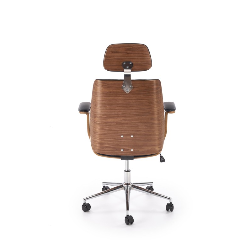 TIMBER fotel gabinetowy orzechowy/czarny TIMBER fotel gabinetowy orzechowy/czarny