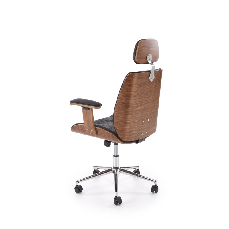 'TIMBER Walnut/Black Office Chair' 'TIMBER Walnut/Black Office Chair'