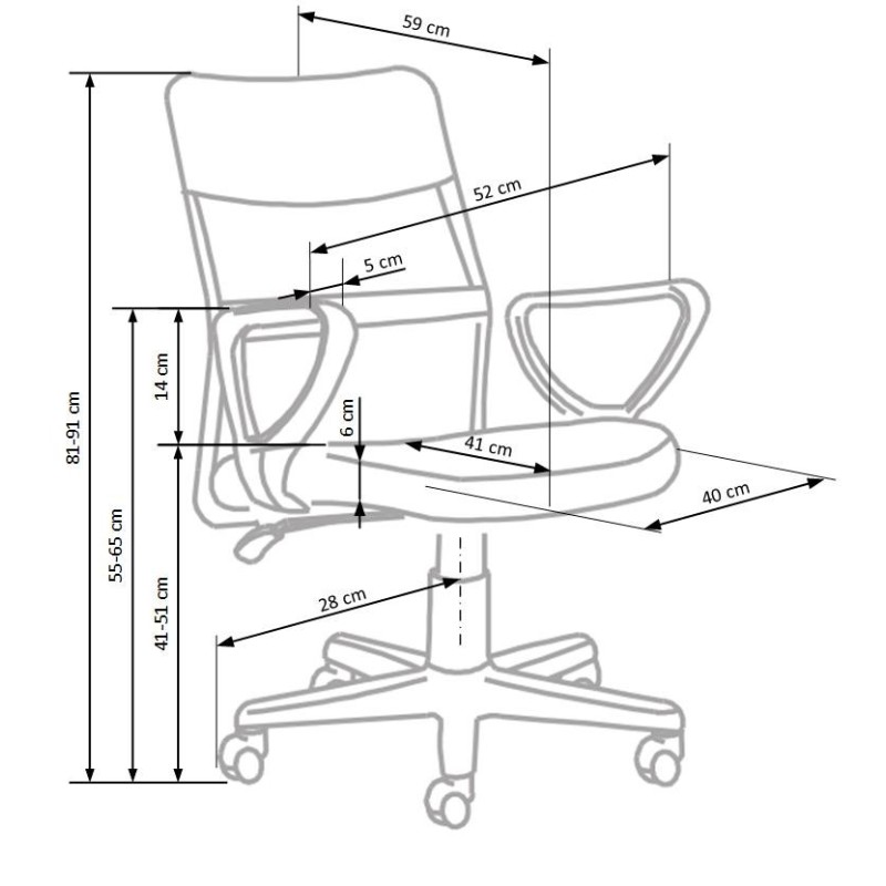 'TIMMY Youth Armchair in Ash' 'TIMMY Youth Armchair in Ash'