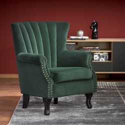 'TITAN Dark Green Armchair' 'TITAN Dark Green Armchair'