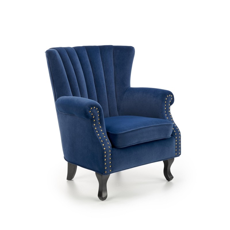 'TITAN Navy Blue Armchair'