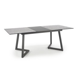 'TIZIANO Extendable Table, Top - Light Ash / Dark Ash, Legs - Dark Ash' 'TIZIANO Extendable Table, Top - Light Ash / Dark Ash, Legs - Dark Ash'