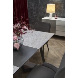 'TIZIANO Extendable Table, Top - Light Ash / Dark Ash, Legs - Dark Ash' 'TIZIANO Extendable Table, Top - Light Ash / Dark Ash, Legs - Dark Ash'