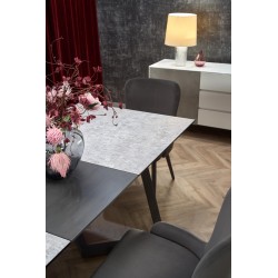 'TIZIANO Extendable Table, Top - Light Ash / Dark Ash, Legs - Dark Ash' 'TIZIANO Extendable Table, Top - Light Ash / Dark Ash, Legs - Dark Ash'