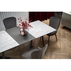 TIZIANO stół rozkładany, blat - jasny popiel / ciemny popiel, nogi - ciemny popiel (2p 1szt) TIZIANO stół rozkładany, blat - jasny popiel / ciemny popiel, nogi - ciemny popiel (2p 1szt)