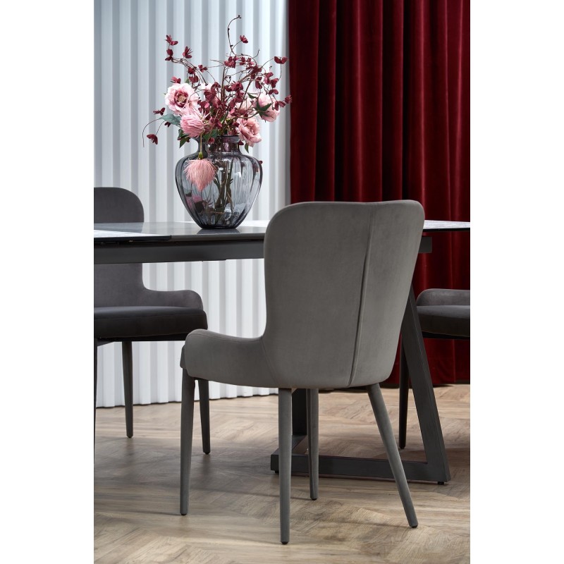 'TIZIANO Extendable Table, Top - Light Ash / Dark Ash, Legs - Dark Ash' 'TIZIANO Extendable Table, Top - Light Ash / Dark Ash, Legs - Dark Ash'