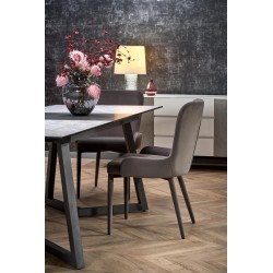 'TIZIANO Extendable Table, Top - Light Ash / Dark Ash, Legs - Dark Ash' 'TIZIANO Extendable Table, Top - Light Ash / Dark Ash, Legs - Dark Ash'