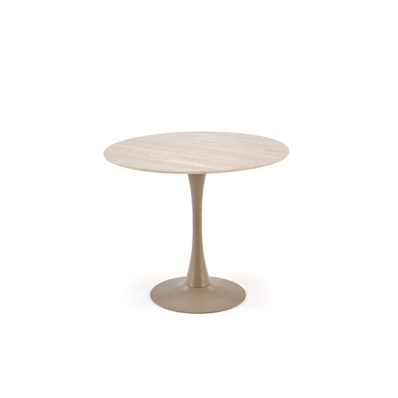 'TOLIO Round Table, Travertine/Cashmere' 'TOLIO Round Table, Travertine/Cashmere'
