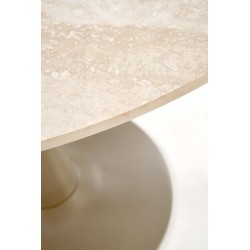 'TOLIO Round Table, Travertine/Cashmere' 'TOLIO Round Table, Travertine/Cashmere'