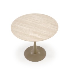 'TOLIO Round Table, Travertine/Cashmere' 'TOLIO Round Table, Travertine/Cashmere'
