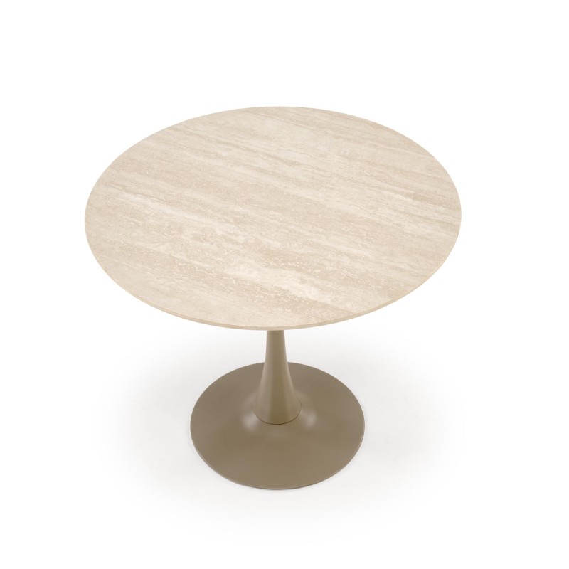 'TOLIO Round Table, Travertine/Cashmere' 'TOLIO Round Table, Travertine/Cashmere'