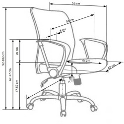 'TONY Employee Armchair in Ash' 'TONY Employee Armchair in Ash'