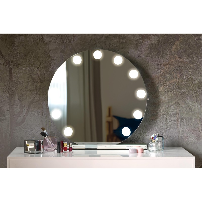 'TORANO Table Mirror with LED Lighting' 'TORANO Table Mirror with LED Lighting'