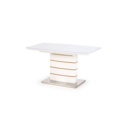 'TORONTO Extendable Table White / Golden Oak' 'TORONTO Extendable Table White / Golden Oak'