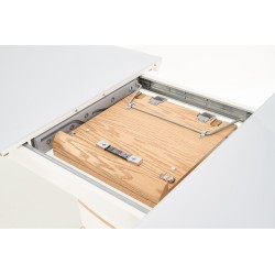 'TORONTO Extendable Table White / Golden Oak' 'TORONTO Extendable Table White / Golden Oak'