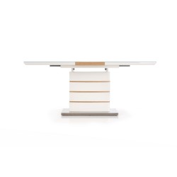 'TORONTO Extendable Table White / Golden Oak' 'TORONTO Extendable Table White / Golden Oak'