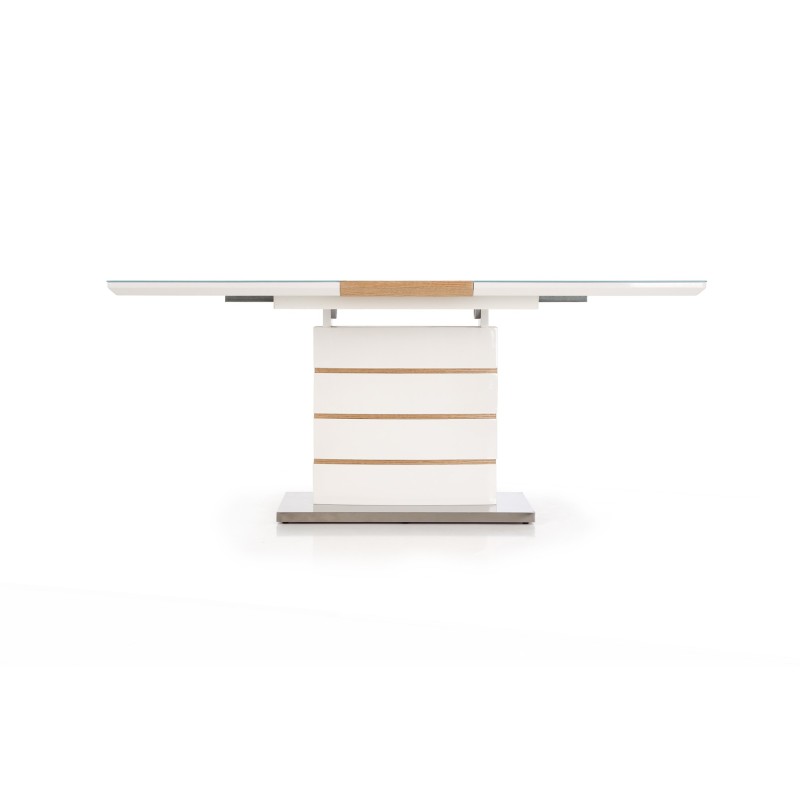 'TORONTO Extendable Table White / Golden Oak' 'TORONTO Extendable Table White / Golden Oak'