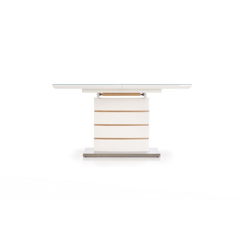 'TORONTO Extendable Table White / Golden Oak' 'TORONTO Extendable Table White / Golden Oak'