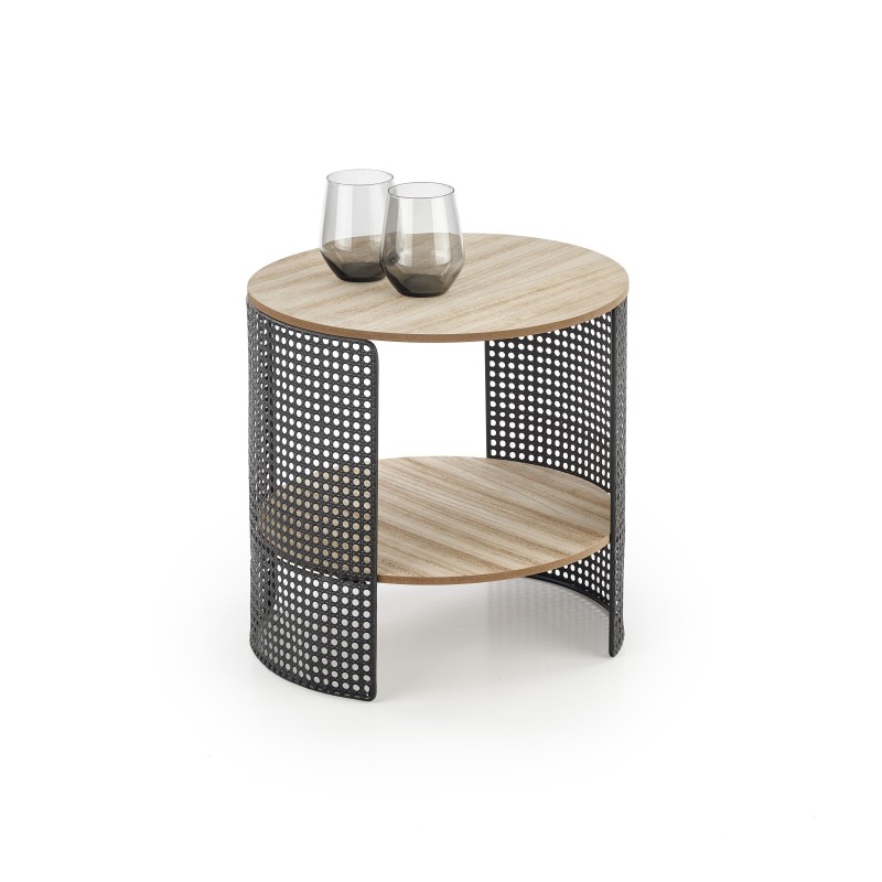 'TRAFICA Natural/Black Coffee Table'