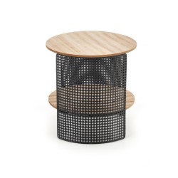 'TRAFICA Natural/Black Coffee Table' 'TRAFICA Natural/Black Coffee Table'