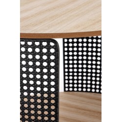 'TRAFICA Natural/Black Coffee Table' 'TRAFICA Natural/Black Coffee Table'