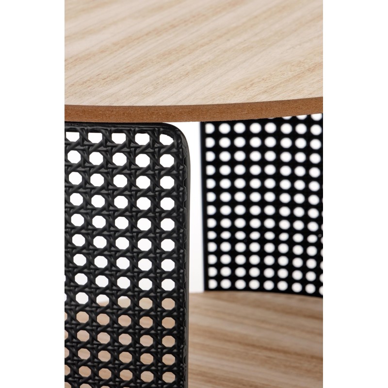 'TRAFICA Natural/Black Coffee Table' 'TRAFICA Natural/Black Coffee Table'