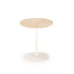 'TRAVERSO S Chaise Lounge, Travertine / White'