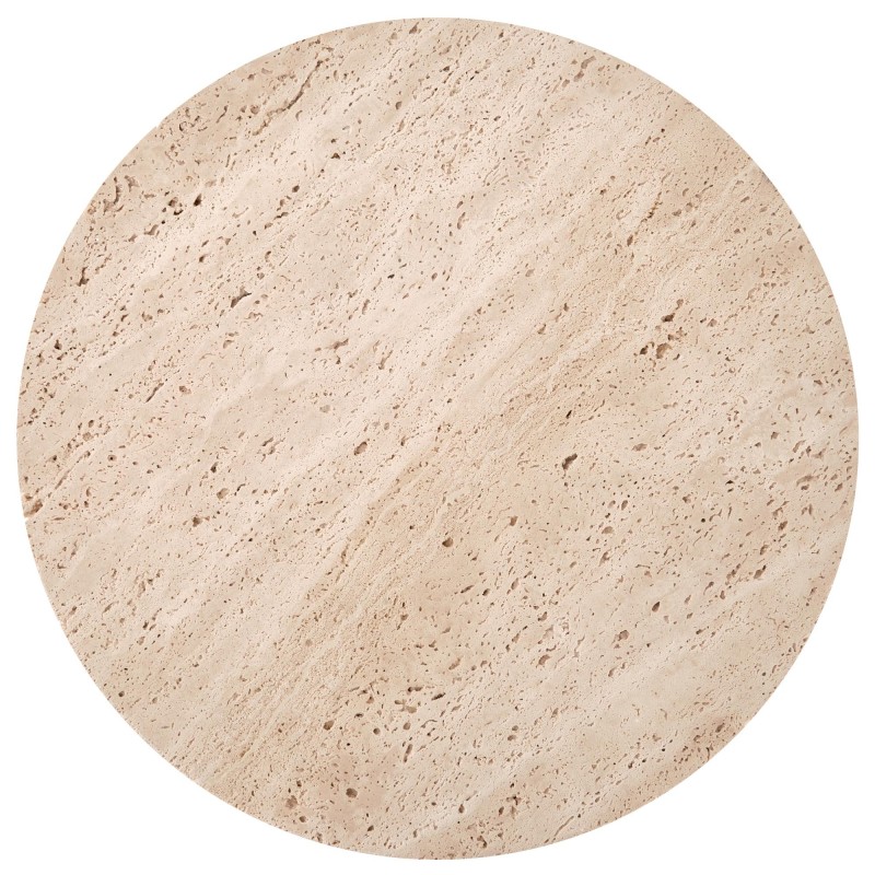 'TRAVERSO S Chaise Lounge, Travertine / White' 'TRAVERSO S Chaise Lounge, Travertine / White'