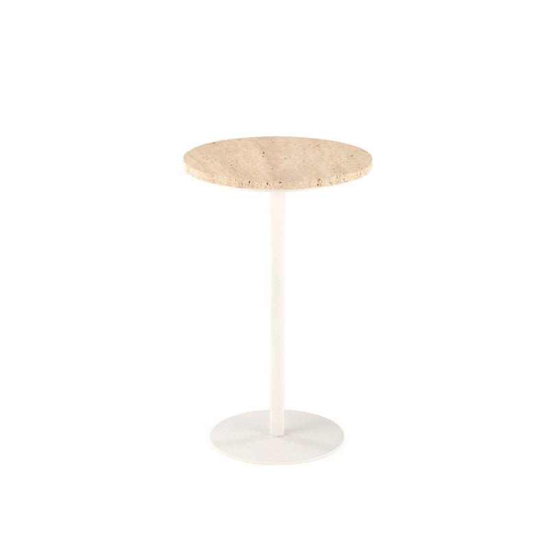 'TRAVERSO Coffee Table, Travertine / White' 'TRAVERSO Coffee Table, Travertine / White'