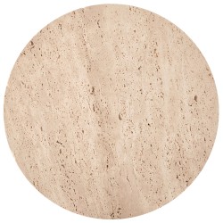 'TRAVERSO Coffee Table, Travertine / White' 'TRAVERSO Coffee Table, Travertine / White'