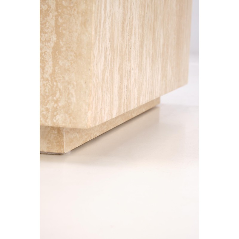 'TRAVERTINO_S SQUARE Coffee Table, Travertine' 'TRAVERTINO_S SQUARE Coffee Table, Travertine'
