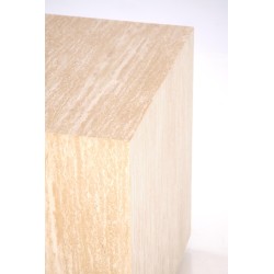 'TRAVERTINO_S SQUARE Coffee Table, Travertine' 'TRAVERTINO_S SQUARE Coffee Table, Travertine'