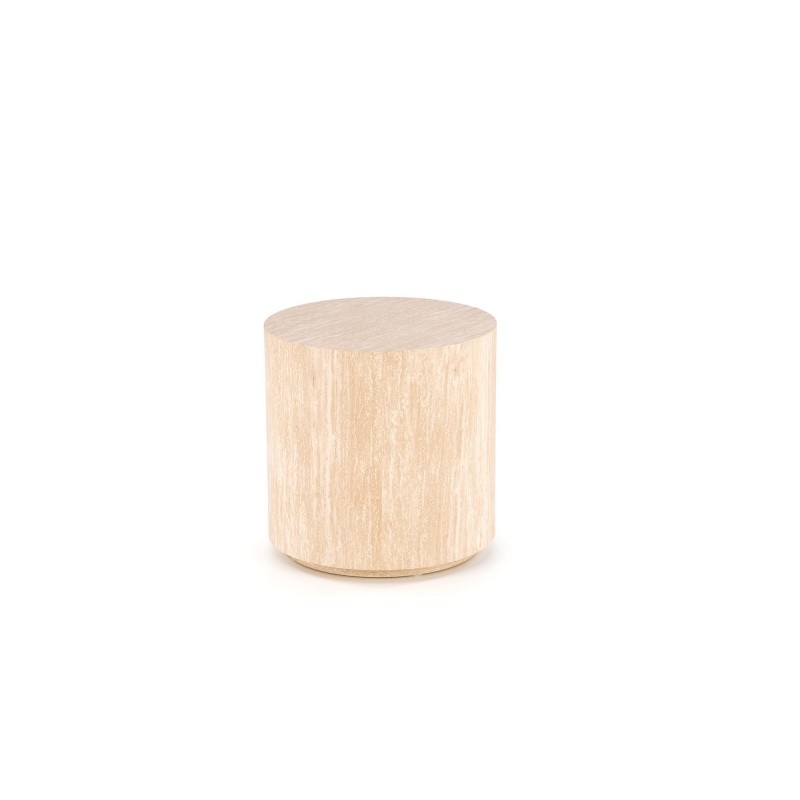 'TRAVERTINO_S Round Coffee Table, Travertine' 'TRAVERTINO_S Round Coffee Table, Travertine'
