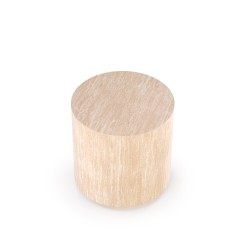 'TRAVERTINO_S Round Coffee Table, Travertine' 'TRAVERTINO_S Round Coffee Table, Travertine'
