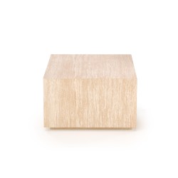 "TRAVERTINO SQUARE Coffee Table, Travertine" "TRAVERTINO SQUARE Coffee Table, Travertine"