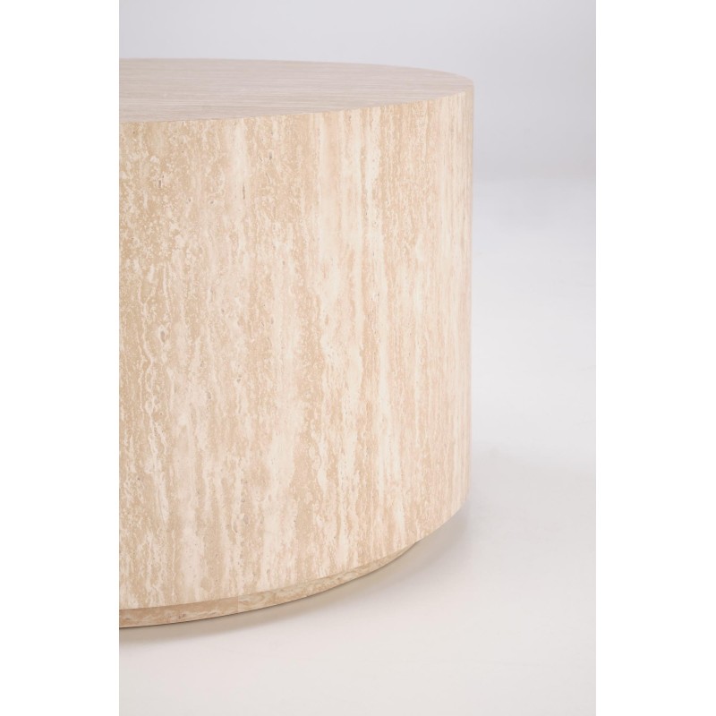 "TRAVERTINO Round Coffee Table, Travertine" "TRAVERTINO Round Coffee Table, Travertine"