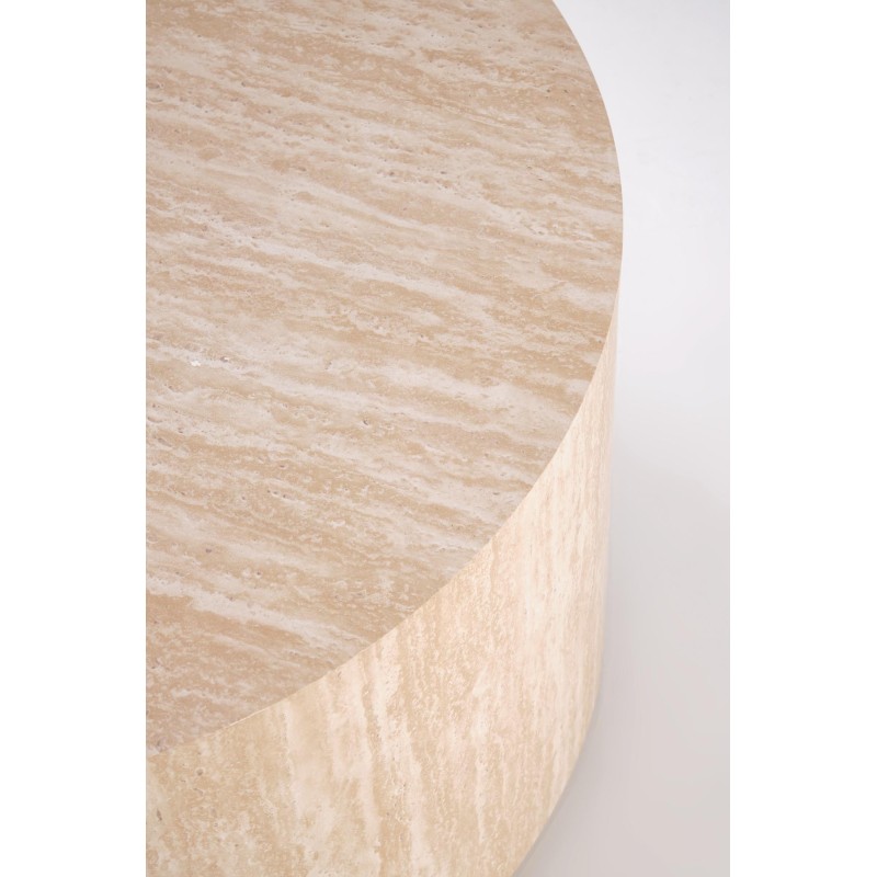 "TRAVERTINO Round Coffee Table, Travertine" "TRAVERTINO Round Coffee Table, Travertine"