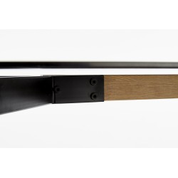 'TRAX Table Top - Smoked, Legs - Black' 'TRAX Table Top - Smoked, Legs - Black'