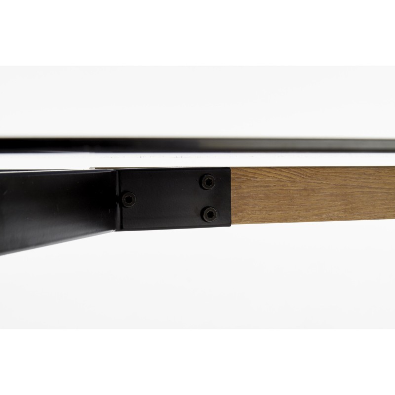'TRAX Table Top - Smoked, Legs - Black' 'TRAX Table Top - Smoked, Legs - Black'