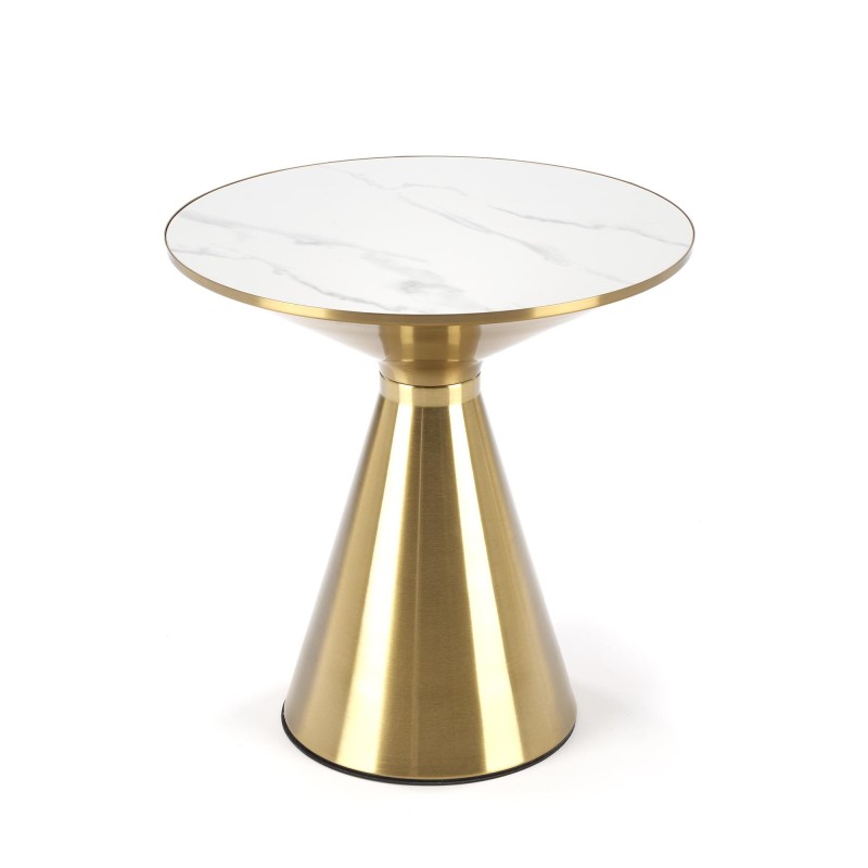 'TRIBECA White Marble / Gold Coffee Table' 'TRIBECA White Marble / Gold Coffee Table'