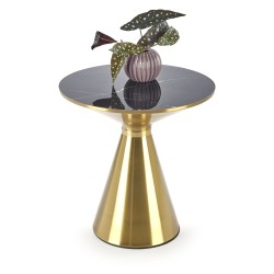 'TRIBECA Black Marble / Gold Coffee Table'