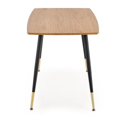 'TRIPOLIS Table, Top - Golden Oak, Legs - Black' 'TRIPOLIS Table, Top - Golden Oak, Legs - Black'