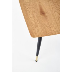 'TRIPOLIS Table, Top - Golden Oak, Legs - Black' 'TRIPOLIS Table, Top - Golden Oak, Legs - Black'